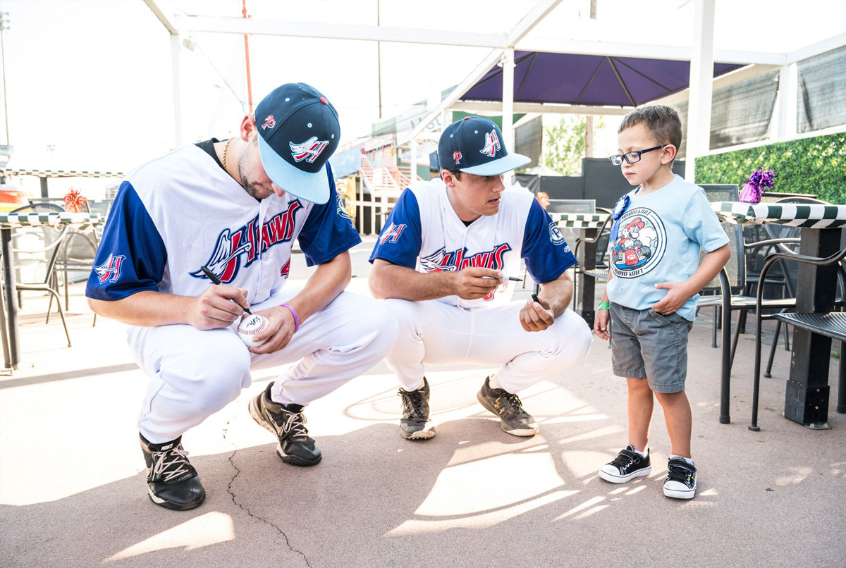 Boise Hawks Supporting Jayden DeLuca Foundation